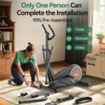 Niceday Elliptical Exercise Machine, Elliptical Machine for Home, Magnetic Elliptical Trainer with 15.5IN-19IN Stride, 16 Resistance Levels, 400LBS Loading Capacity, Support Kinomap APP - Image 8