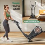 Niceday Elliptical Exercise Machine, Elliptical Machine for Home, Magnetic Elliptical Trainer with 15.5IN-19IN Stride, 16 Resistance Levels, 400LBS Loading Capacity, Support Kinomap APP - Image 9