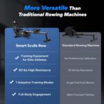 MERACH Sculls Rowing Machines for Home, Magnetic Rowing Machine with 16-Level, Simulate Real Row, Ultra-Quiet Rower, MERACH App and 1000+ Champion Coaching Course & Games - Image 6