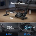 MERACH Sculls Rowing Machines for Home, Magnetic Rowing Machine with 16-Level, Simulate Real Row, Ultra-Quiet Rower, MERACH App and 1000+ Champion Coaching Course & Games - Image 9