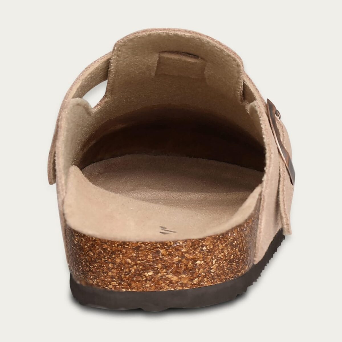 KIDMI Women's Genuine Suede Clogs Cork Footbed Sandals Leather Mules Potato Shoes with Arch Support - Image 6