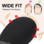 Spesoul Wide Womens Walking Shoes Adjustable Diabetic Shoes Breathable Zero Drop Barefoot Shoe Neuropathy Edema Nursing Shoe Wide Width Sneakers - Image 3