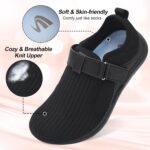 Spesoul Wide Womens Walking Shoes Adjustable Diabetic Shoes Breathable Zero Drop Barefoot Shoe Neuropathy Edema Nursing Shoe Wide Width Sneakers - Image 5