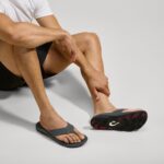 OLUKAI Hokua Men's Beach Sandals, Quick-Dry Flip-Flop Slides, Water Resistant & Wet Grip Rubber Soles, Compression Molded Footbed & Soft Comfort Fit - Image 7