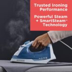BLACK+DECKER Easy Steam Compact Iron for Clothes, Automatic Shutoff, Nonstick Plate, Light Weight, 1200 Watts - Image 4