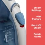 BLACK+DECKER Easy Steam Compact Iron for Clothes, Automatic Shutoff, Nonstick Plate, Light Weight, 1200 Watts - Image 6
