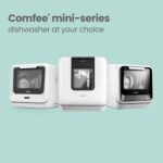 COMFEE' Countertop Dishwasher, Portable Dishwasher with 6L Built-in Water Tank, Mini Dishwasher with More Space Inside, 7 Programs, UV Hygiene& Auto Door Open, for Apartments, Dorms& RVs, White - Image 12