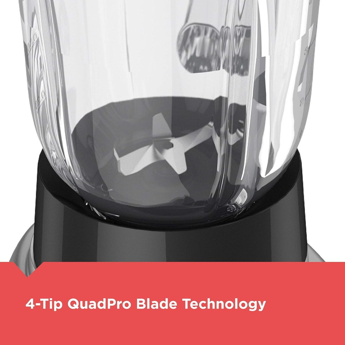 BLACK+DECKER PowerCrush Multi-Function Blender with 6-Cup Glass Jar, 4 Speed Settings, Silver - Image 5