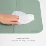 Ubbi On-The-Go Diaper Changing Baby Mat, Soft and Comfortable Diaper Bag Accessory Must Have for Newborns, Easy to Clean, Portable Folding Pad, Baby Traveling Accessories, Sage Green - Image 5