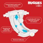 Huggies Size Newborn Diapers, Little Snugglers Baby Diapers, Size Newborn (up to 10 lbs), 144 Count, Packaging May Vary - Image 13