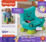 Fisher-Price Toddler Learning Toy Laugh & Learn Smart Stages Chair with Music Lights & Activities for Infants Ages 1+ Years, Teal - Image 7