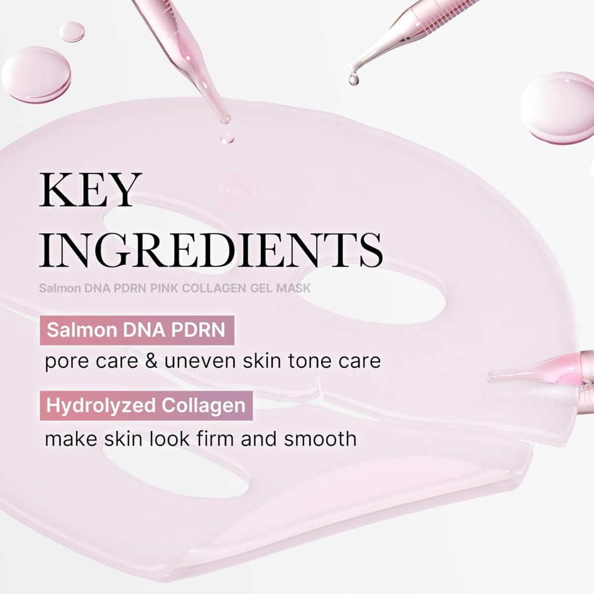 medicube Salmon DNA PDRN pink collagen jelly gel mask | overnight face mask for glass glow skin- elasticity, hydrating, firming and moisturizing | korean skincare, 28g, 4ea - Image 7
