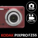 KODAK PIXPRO FZ55-RD 16MP Digital Camera 5X Optical Zoom 28mm Wide Angle 1080P Full HD Video 2.7" LCD Vlogging Camera (Red) Packaging May Vary - Image 4
