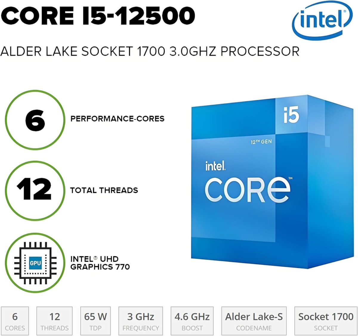 HP Desktop Computers Tower PC for Home Business Student, Intel 6-Core i5-12500 (Beat i7-11700), 32GB DDR4 RAM, 1TB PCIe SSD, WiFi, Bluetooth, RJ-45, Keyboard and Mouse, Windows 11 Pro, Wendbo - Image 3