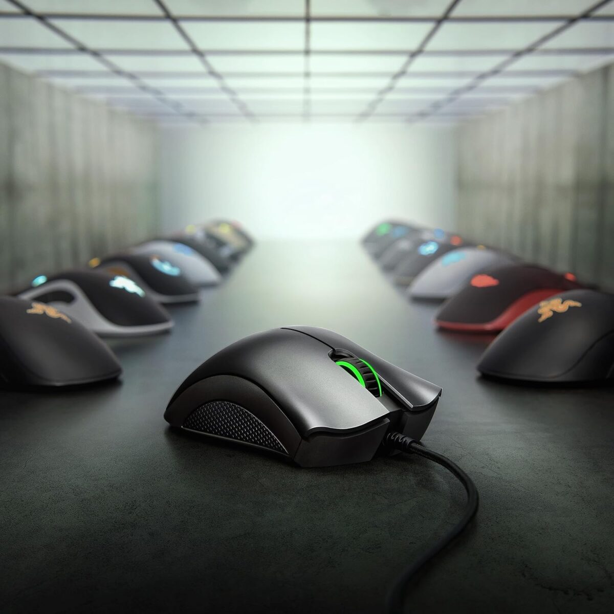 Razer DeathAdder Essential Gaming Mouse: 6400 DPI Optical Sensor - 5 Programmable Buttons - Mechanical Switches - Rubber Side Grips - Classic Black - Image 7