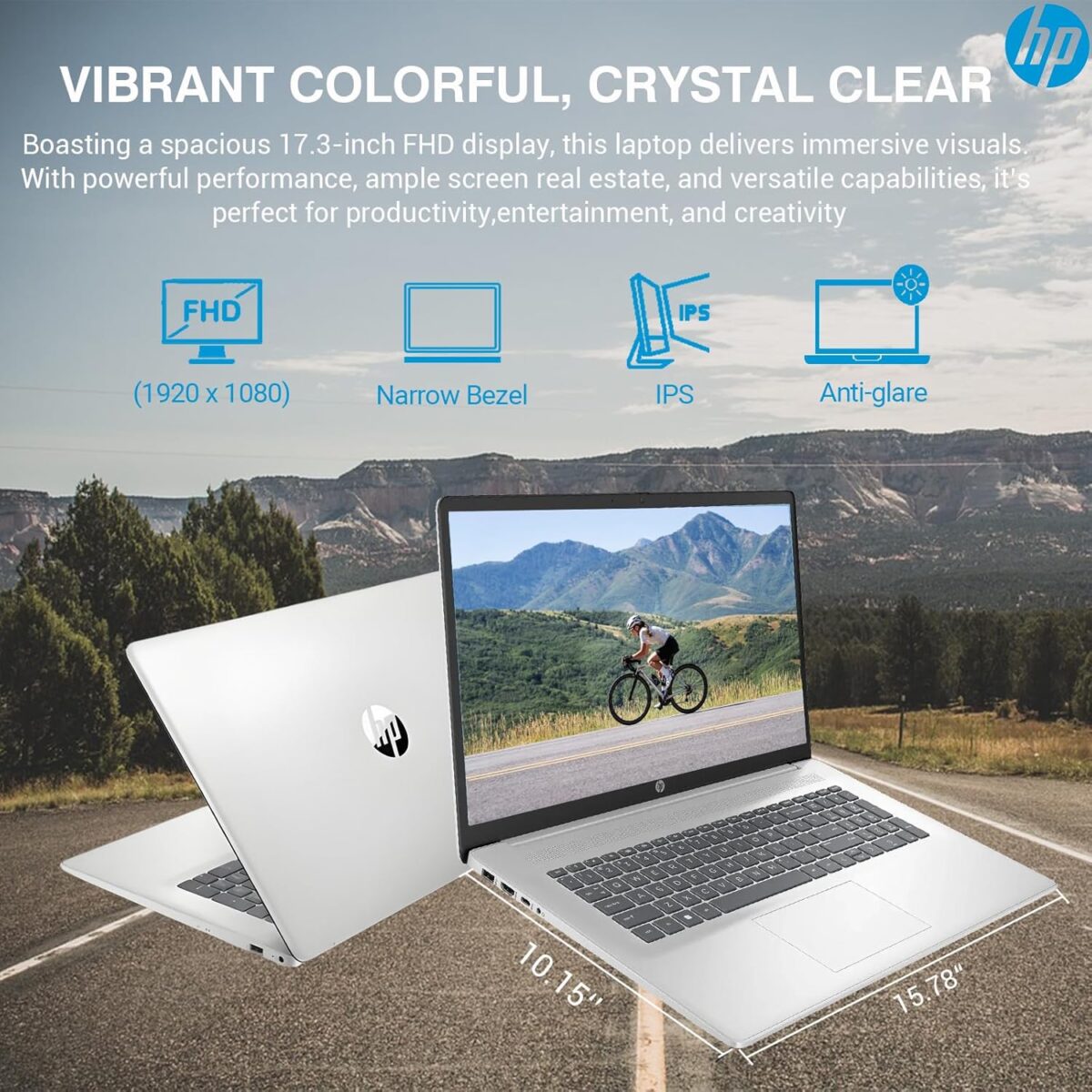 HP 2025 17 Inch Laptop Computer, 17.3 IPS FHD Business Laptop PC, AMD Ryzen 5 6-Core, 64GB RAM 2.5TB Storage (2TB SSD+512GB Docking Set), Windows 11 Pro Lifetime Office, 10-Key Number Pad - Image 7