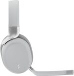 Fractal Design Scape Light - Wireless PC Gaming Headset - Detachable Flip-to-Mute Microphone with Noise Cancellation - Battery Life Up to 40 Hours - Configurable Ambient Lighting - Gray - Image 4