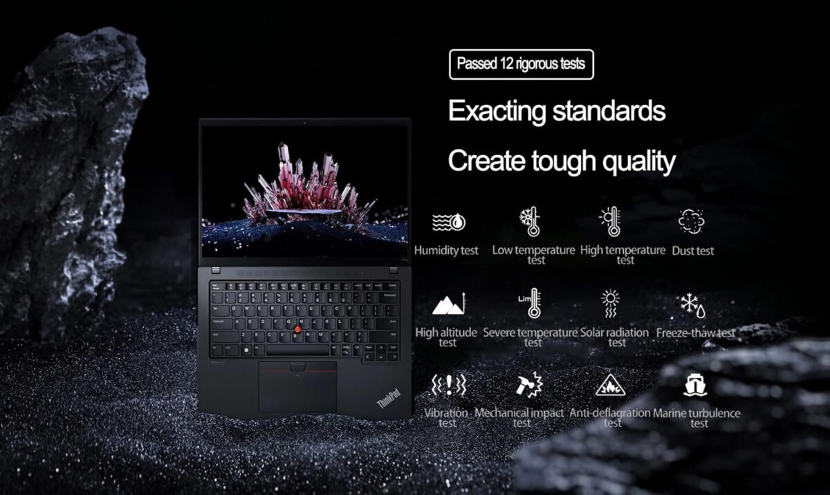 Lenovo ThinkPad T14 Business Laptop (14" FHD+ Touchscreen, AMD Ryzen 5 PRO 6650U, 16GB RAM, 512GB SSD, 6-Core (Beat i7-1250U)), Backlit, Fingerprint, 1080p Webcam, Wi-Fi 6E, Win 11 Pro w / AI Copilot - Image 8
