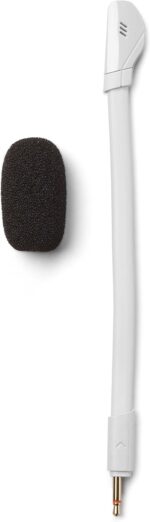 JBL Quantum 100M2 - Wired Over-Ear Gaming Headset with omnidirectional, Detachable mic with Mute Option and Fabric-Covered Memory Foam Ear Cushions, Compatible with All Platforms (White) - Image 8