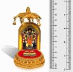 Gold Plated Ayodhya Ram Lalla Idol Statue in Acrelic/Plastic Lightweight | Ideal for Home Decor | Car Dashboard | Showpiece | Home Temple | Festival Pujan | Gifting Purpose – Pack of 1 - Image 4