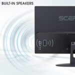 Sceptre 24-inch Professional Thin 1080p LED Monitor 99% sRGB 2x HDMI VGA Build-in Speakers, Machine Black (E248W-19203R Series) - Image 8
