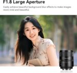 7artisans AF 85mm F1.8 Full Frame Camera Lens STM Auto Manual Focus for L Mount,Large Aperture,Face/Eye Auto Focus,for Portraiture/Street Photography/Humanistic Subjects - Image 5