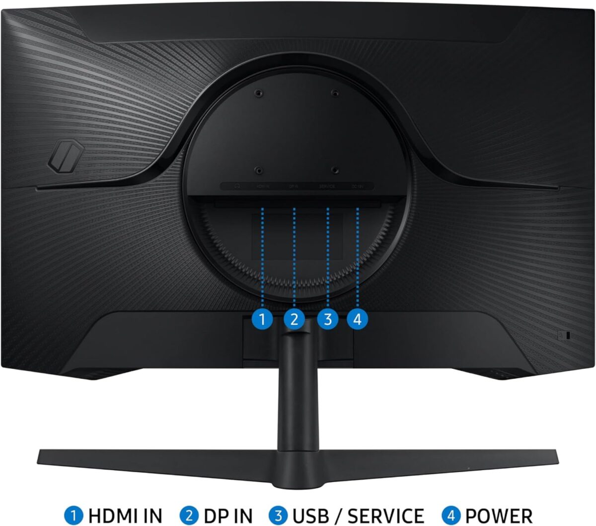 SAMSUNG 32" Odyssey G55C Series QHD 1000R Curved Gaming Monitor, 1ms(MPRT), HDR10, 165Hz, AMD Radeon FreeSync, Eye Care, Glare Free, Sharp Resolution LS32CG550ENXZA - Image 7