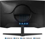 SAMSUNG 32" Odyssey G55C Series QHD 1000R Curved Gaming Monitor, 1ms(MPRT), HDR10, 165Hz, AMD Radeon FreeSync, Eye Care, Glare Free, Sharp Resolution LS32CG550ENXZA - Image 7