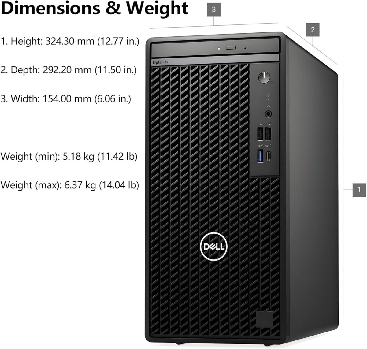 Dell OptiPlex 7020 7000 Series Tower Business Desktop Computer, Intel 6-Core i5-12500 (Beat i7-11700), 64GB DDR5 RAM, 1TB PCIe SSD, DVDRW, WiFi Adapter, RJ-45, HDMI, DisplayPort, Windows 11 Pro - Image 6