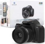 Minolta ProShot 64MP Digital Camera – 10x Optical Zoom, 4K Ultra HD Video, Macro Shooting, Anti-Shake, 3-inch LCD Screen, Face Detection – Includes 32GB SD Card, Battery & Case (Black) - Image 9