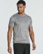 Real Essentials 5 Pack: Men’s Short Sleeve Dry Fit T-Shirts – Moisture Wicking Athletic Workout Gym Fitness Casual Tees - Image 3