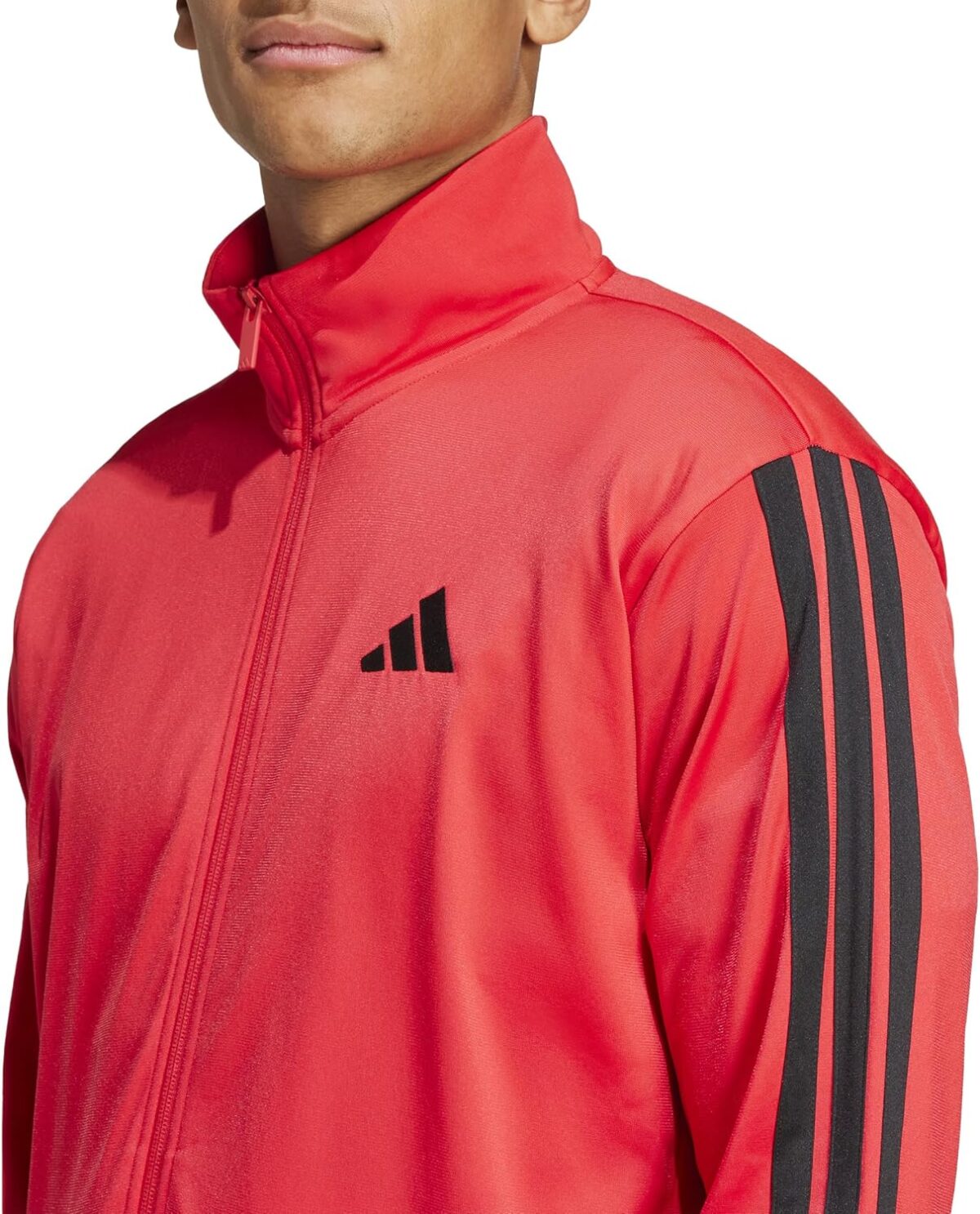 adidas Men's 3-Stripes Tricot Track Top - Image 3