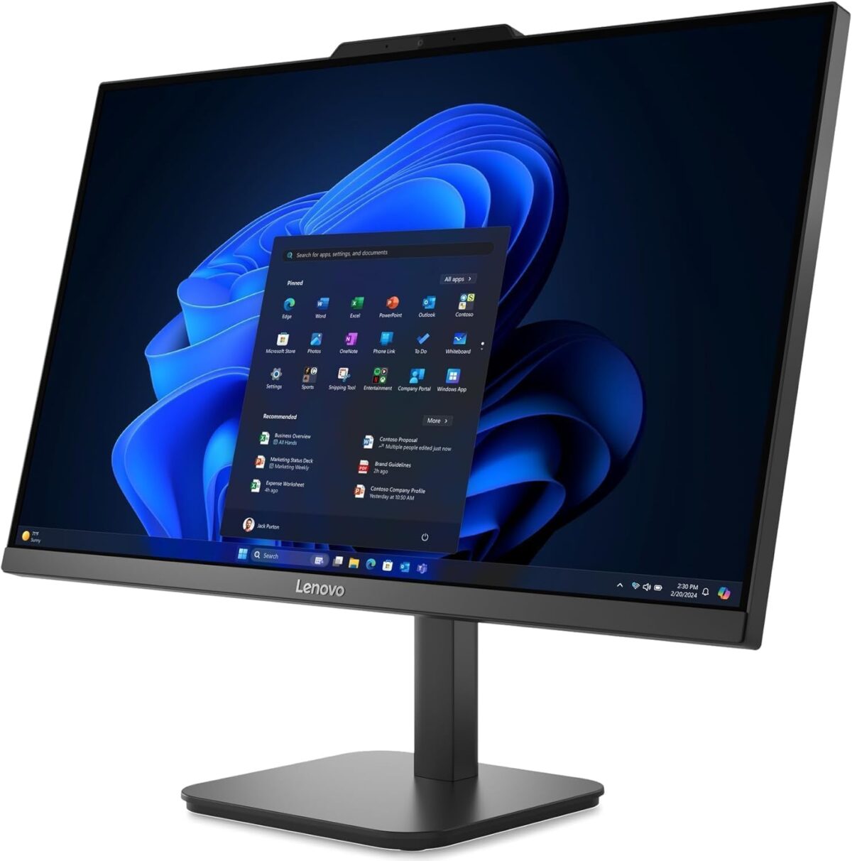 Lenovo 24" FHD All-in-One Desktop Computer, Intel 4-Core Processor (Beats i3-1110G4), 16GB RAM, 512GB PCIe SSD, HDMI, WiFi 6, RJ45, Bluetooth, Business AIO, Vent-Hear, Keyboard & Mouse, Windows 11 Pro - Image 9