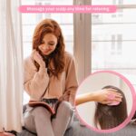 URTHEONE Soft Silicone Hair Scalp Massager Shampoo Brush for Wet Dry Oily Curly Straight Thick Thin Rough Long Short Natural Men Women Kids Pets Hair Care Tools（Pink - Image 5