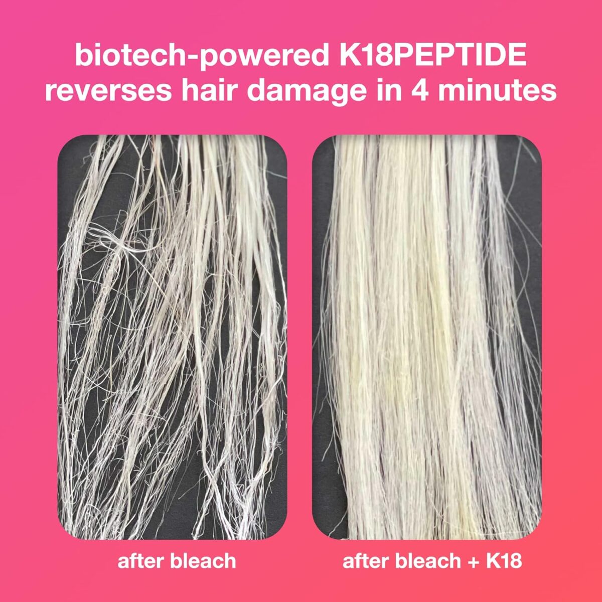 K18 Leave-In Molecular Hair Mask, Repairs Dry or Damaged Hair, Reverse Hair Damage from Bleach, Color, Chemical Services & Heat - Image 4