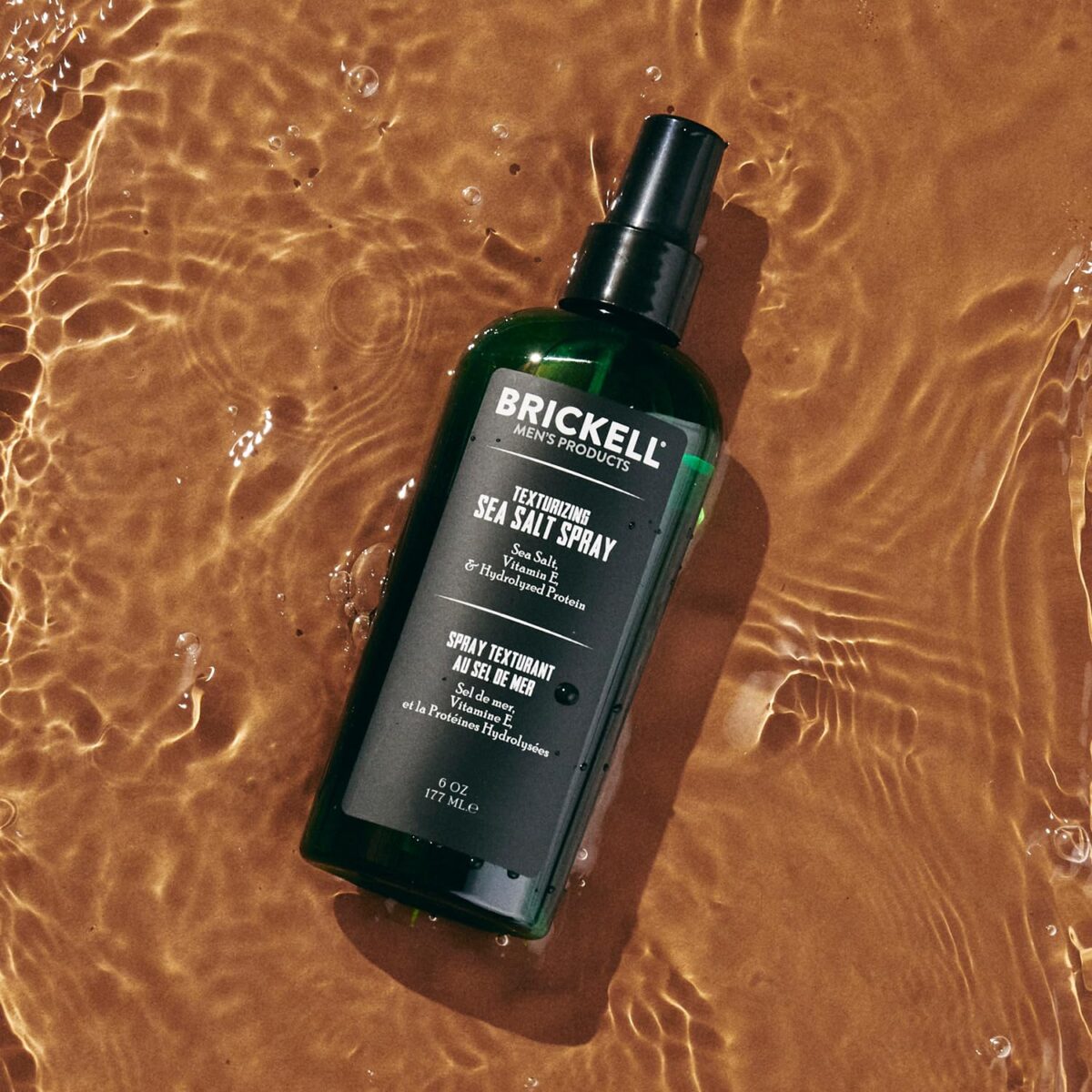 Brickell Men's Texturizing Sea Salt Spray for Men, Natural & Organic, Alcohol-Free, Lifts and Texturizes Hair for a Beach or Surfer Hair Style, 6 Ounce - Image 5
