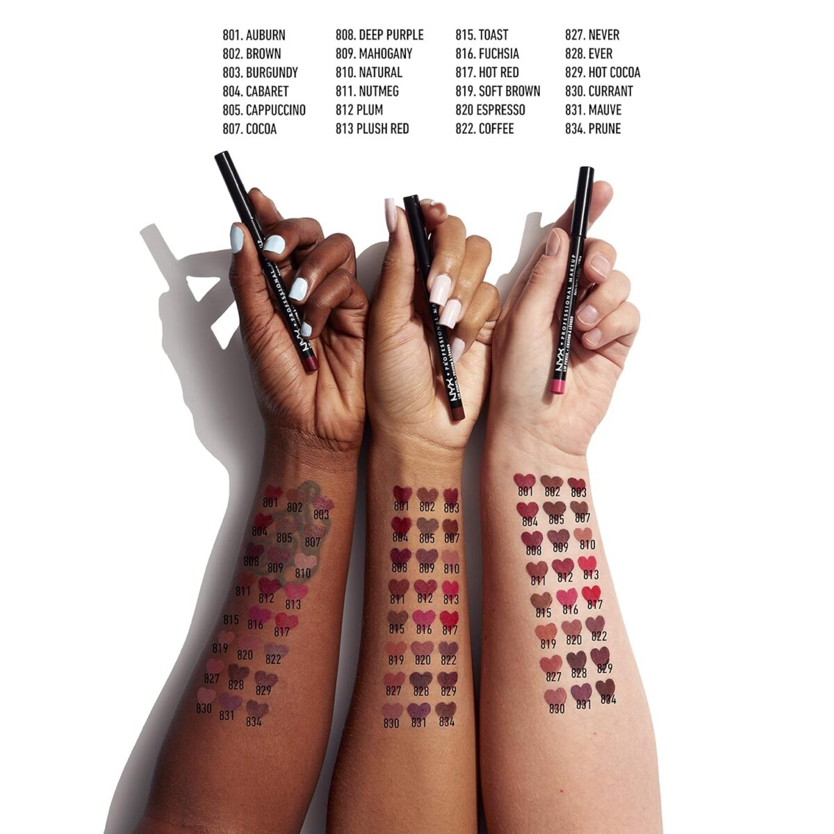 NYX PROFESSIONAL MAKEUP Slim Lip Pencil, Long-Lasting Creamy Lip Liner - Espresso - Image 6