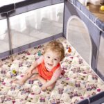 Baby Play Mat - 71" X 59",Premium Thicker Foam One-Piece Crawling Mat, Machine Washable, Extra Large Anti-Slip Activity Playmat for Babies, Toddlers & Infants - Image 9