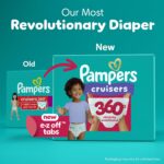 Pampers Diapers - Cruisers 360 - Size 4, 144 Count, Babyproof up to 100% Leakproof Pull-On Diaper - Image 3