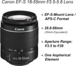 Canon EOS 2000D / Rebel T7 DSLR Camera with EF-S 18-55mm + EF 75-300mm Daul Lens + SanDisk 64GB Memory Card + Tripod + Case + Wideangle Lenses + ZeeTech Accessory Bundle (21pc Bundle) (Renewed) - Image 4