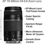 Canon EOS 2000D / Rebel T7 DSLR Camera with EF-S 18-55mm + EF 75-300mm Daul Lens + SanDisk 64GB Memory Card + Tripod + Case + Wideangle Lenses + ZeeTech Accessory Bundle (21pc Bundle) (Renewed) - Image 5