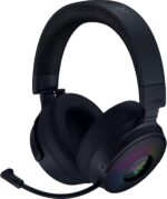 Razer Kraken V4 Pro Wireless Gaming Headset: OLED Control Hub - HD Haptics - 2.4GHz Wireless - Bluetooth - USB - 3.5 mm - Super Wideband Mic - For PC, Mac, PS5, Nintendo Switch, Steam Deck, Smartphone - Image 14