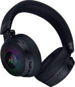 Razer Kraken V4 Pro Wireless Gaming Headset: OLED Control Hub - HD Haptics - 2.4GHz Wireless - Bluetooth - USB - 3.5 mm - Super Wideband Mic - For PC, Mac, PS5, Nintendo Switch, Steam Deck, Smartphone - Image 15