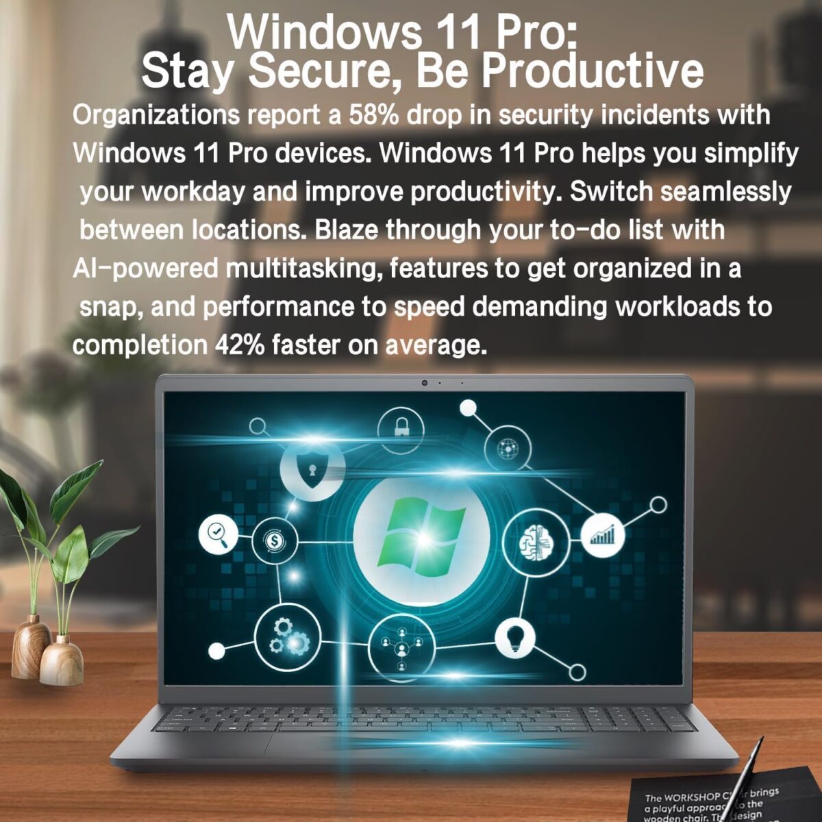Dell Vostro 15.6" FHD Business Laptop, 6-Core Intel Core i3 (Up to 4.4GHz), 64GB RAM, 2TB SSD, Windows 11 Pro with Microsoft Office, RJ-45, SD Card Reader, HDMI, Wi-Fi 6, w/WOWPC Bundle - Image 8