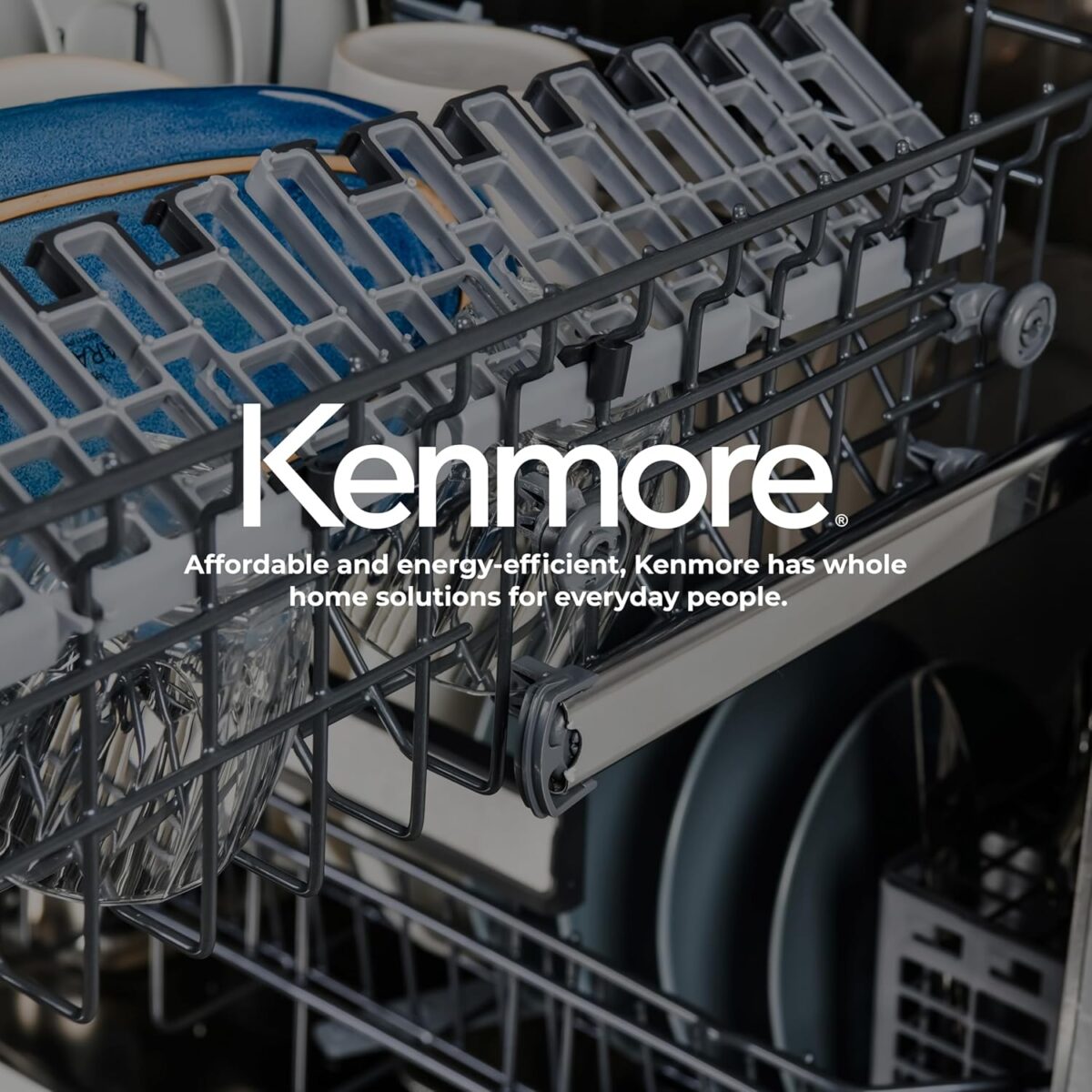 Kenmore 24" Built-In Dishwasher - Quiet Tub with TurboDry, Leak, & SmartWash Soil Detection - 15 Place Settings - 49 DBA - ENERGY STAR Certified - Fingerprint Resistant Stainless Steel - Image 10