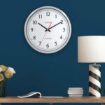 La Crosse Technology 404-1235UA-PL UltrAtomic 14 inch Stainless Steel Wall Clock, Shatterproof Lens, Silver - Image 8