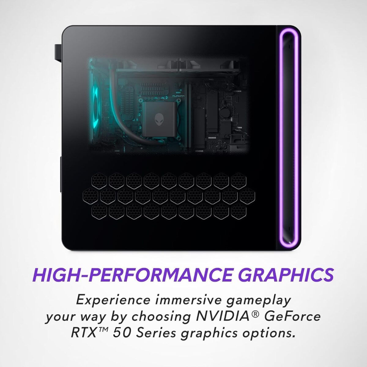 Alienware 2025 Aurora R16 Gaming Desktop PC - Intel 24-Core Ultra 9 285K, NVIDIA RTX 5080 16GB GDDR7 Graphics, 32GB DDR5, 2TB SDD, 2TB HDD, WiFi 7, Win 11 Pro, 1000W Liquid Cooled, w/Accessories - Image 4