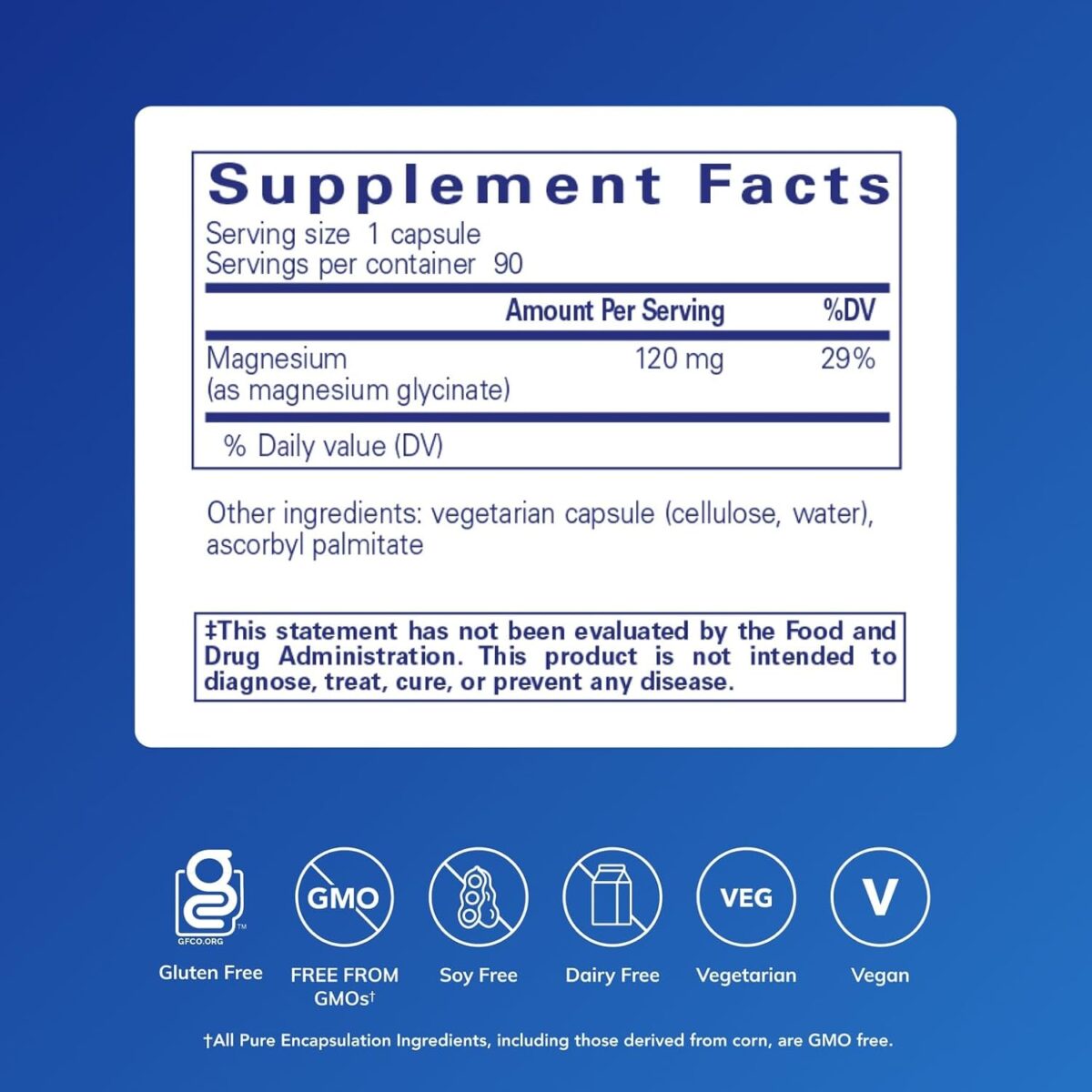 Pure Encapsulations Magnesium (Glycinate) - Supplement to Support Stress Relief, Sleep, Heart Health, Nerves, Muscles, and Metabolism* - with Magnesium Glycinate - 90 Capsules - Image 3