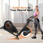 ANCHEER Elliptical Machine, Elliptical Exercise Machine with Quiet Magnetic Drive,14 Resistance Levels, Pulse Rate Monitor, LCD Monitor, 15.5IN Stride, Elliptical Trainer for Home - Image 8