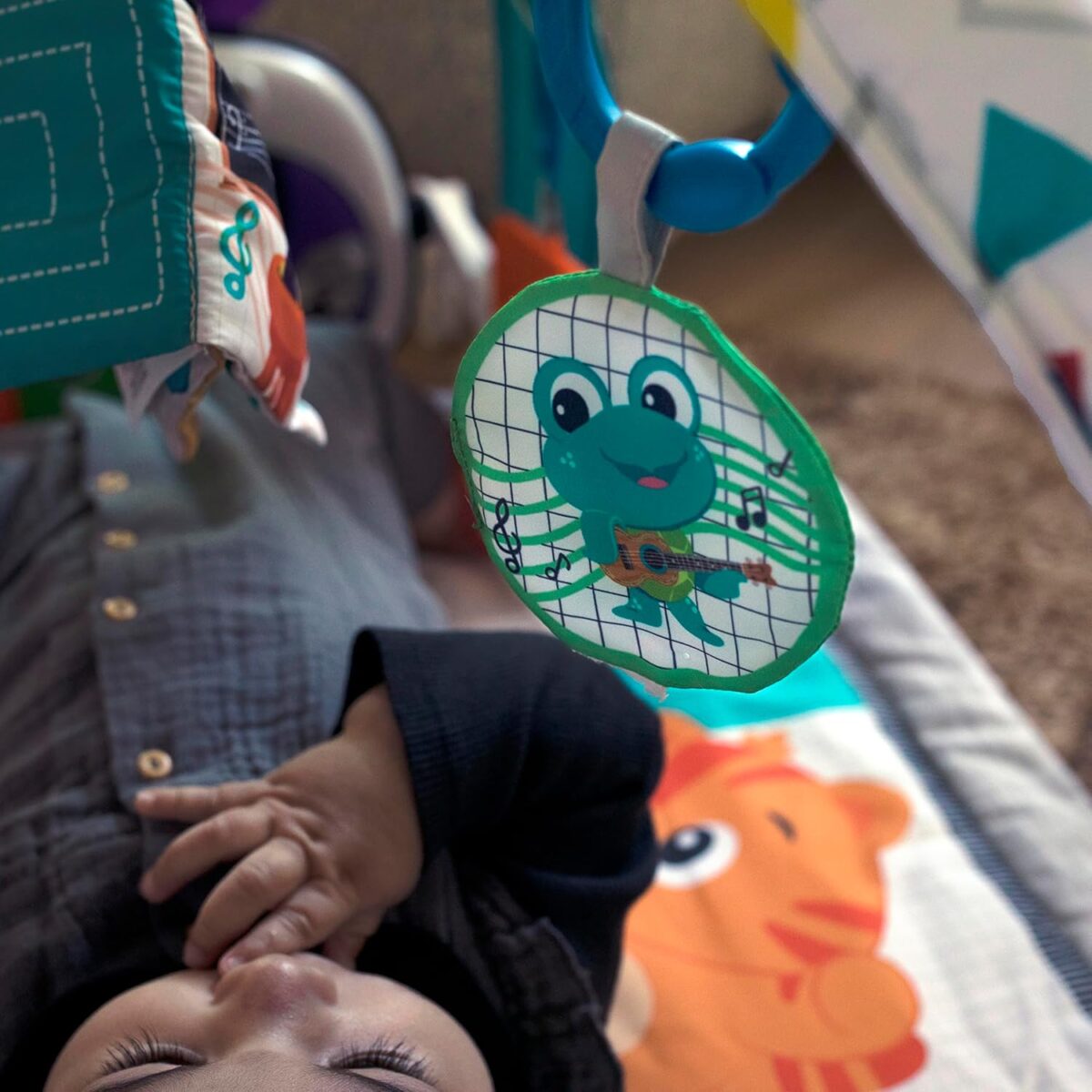 Baby Einstein 4-in-1 Kickin' Tunes Music and Language Play Gym and Piano Tummy Time Activity Mat - Image 21